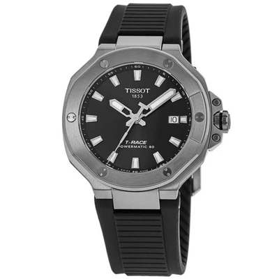 New Tissot T-Race Powermatic 80 Automatic Black Men's Watch T141.807.17.051.00 - Image 1 of 4