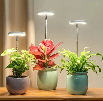 Lámpara de planta ajustable de espectro completo con temporizador de luz LED de crecimiento de 1/2/3 piezas - NUEVA Foto 1 de 4