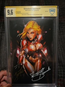 CBCS 9.6 Space Force #1 Stormy Daniels Jamie Tyndall 2x signiert - Bild 1 von 4