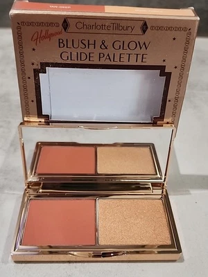 Charlotte Tilbury Hollywood Blush & Glow Glide Palette in TAN-DEEP New! - Image 1 of 4
