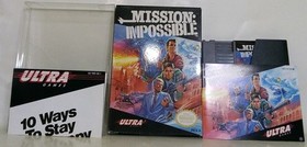 Mission: Impossible (Nes)(1990) CIB. Game, Box, Manual & Poster/Ad. Free Ship!!!