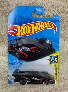 ****HOT WHEELS HW SPEED GRAPHICS SERIES 2016 FORD GT RACE IN BLACK #1/10 HW05*** - Zdjęcie 1 z 6