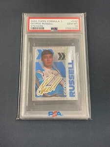 2020 Topps Formula 1 George Russell Stickers #192 PSA 10 - Picture 1 of 2