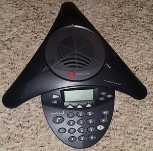 Polycom Telefon Intrecom Konferenz Lautsprecher 2201-16200-601 Basis Soundstation 2 Cal - Bild 1 von 4