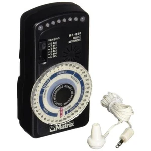 Metrónomo de cuarzo Matrix MR-800 con simulación de péndulo LED y acento de ritmo descendente - Imagen 1 de 1