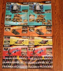 1987 Hasbro GI Joe póster desplegable inserto folleto bilingüe canadiense - Imagen 1 de 4