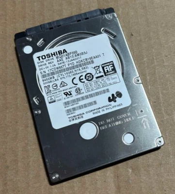 Toshiba MQ01ABF050 (HDKCB16A2A01 T) AAA AB10/AM0P2A 500gb 2.5" Sata - Image 1 of 2