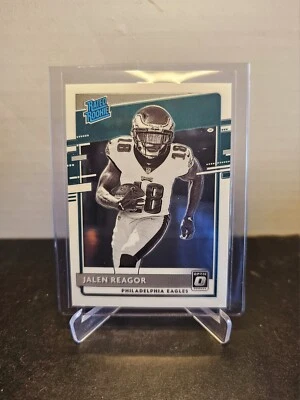 JALEN REAGOR 2020 Donruss Optic 🏈 Rated Rookies NEGATIVE Variation #315 EAGLES  - Image 1 of 2
