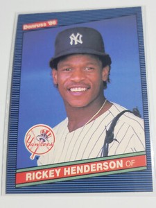 RICKEY HENDERSON 1986 Donruss #51.   YANKEES