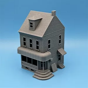 Negozio ad angolo della spesa negozio di alimentari Pennsylvania scala HO - 1:87 edificio in scala - Foto 1 di 11