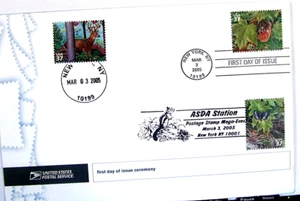 NORTEAST DECIDUOUS STAMPS 1st DAY SIGNED CEREMONY PROGRAM MARCH 3, 2005 - Picture 1 of 3