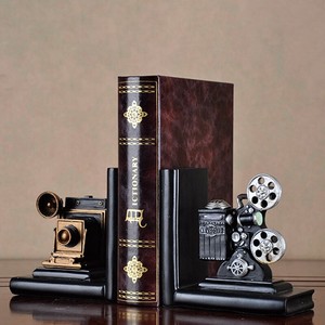 Retro Kamera BuchstüTze Film Film Projektor Schwarz Silber Sammler Projekt D3T2
