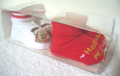 Disney Botines Bebé Navidad Vacaciones Calcetines Lote de 2 Infantiles Mickey Mouse Magia Foto 1 de 4