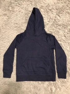 Essentials Boy's Hoodie Long Sleeve Sweatshirt Size Medium (8) Navy Blue - Picture 1 of 8