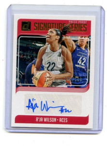 2019 Panini Donruss WNBA A'JA WILSON SIGNATURES SERIES AUTO PRESS PROOF /199