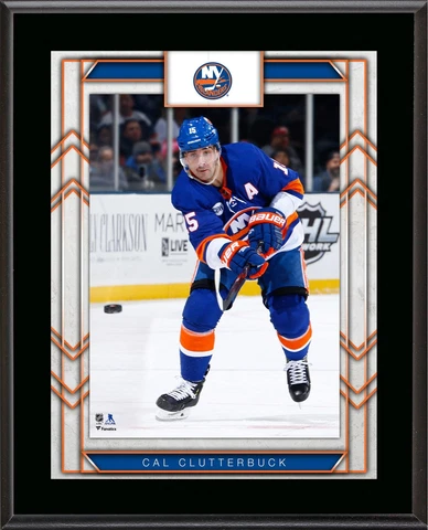 Cal Clutterbuck New York Islanders 10.5" x 13" Sublimated Player Plaque Cover