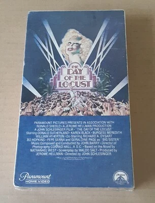 THE DAY OF THE LOCUST - Karen Black 1975 SEALED PARAMOUNT WATERMARK VHS!!! - Image 1 of 4