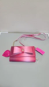 Betsey Johnson Pink Handbag With Bow - Picture 1 of 3