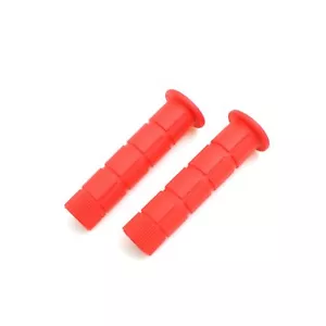System-S Rubber Bike Grips for BMX MTB, Red - Picture 1 of 2