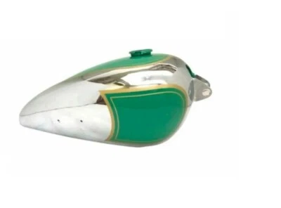 APTO PARA TANQUE DE GASOLINA/COMBUSTIBLE CROMADO PINTADO VERDE BSA B31 Foto 1 de 4