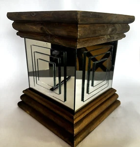 Holz & Spiegel Tulsi Pflanzgefäß Topf oder Ständer Standfuß 9,5" hoch Regal519 - Bild 1 von 7