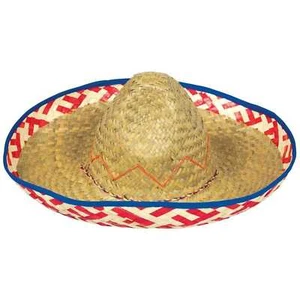 Fiesta Sombrero Straw Adult Hat Mexican Colourful Costume Party Accessory - Picture 1 of 1