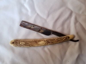 Brown-Hurley Hardaare Co ""Celebrated Hohlboden Rasiermesser"" elfenbeinfarbene Zelluloidwaage - Bild 1 von 24