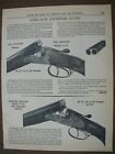 1964 Stoeger-Ferlach Custom Guns 133, 150, 111  2 sided Vintage PRINT AD 60-123