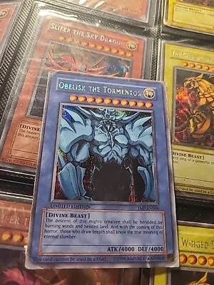 Yu-Gi-Oh! TCG Obelisk the Tormentor (EN004) Shonen Jump Promo JMP-EN004 Limited - Image 1 of 4