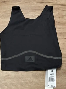 ADIDAS WOMENS BOA RUNNING TANKTOP SIZE SMALL BLACK NWT $90 - Picture 1 of 5