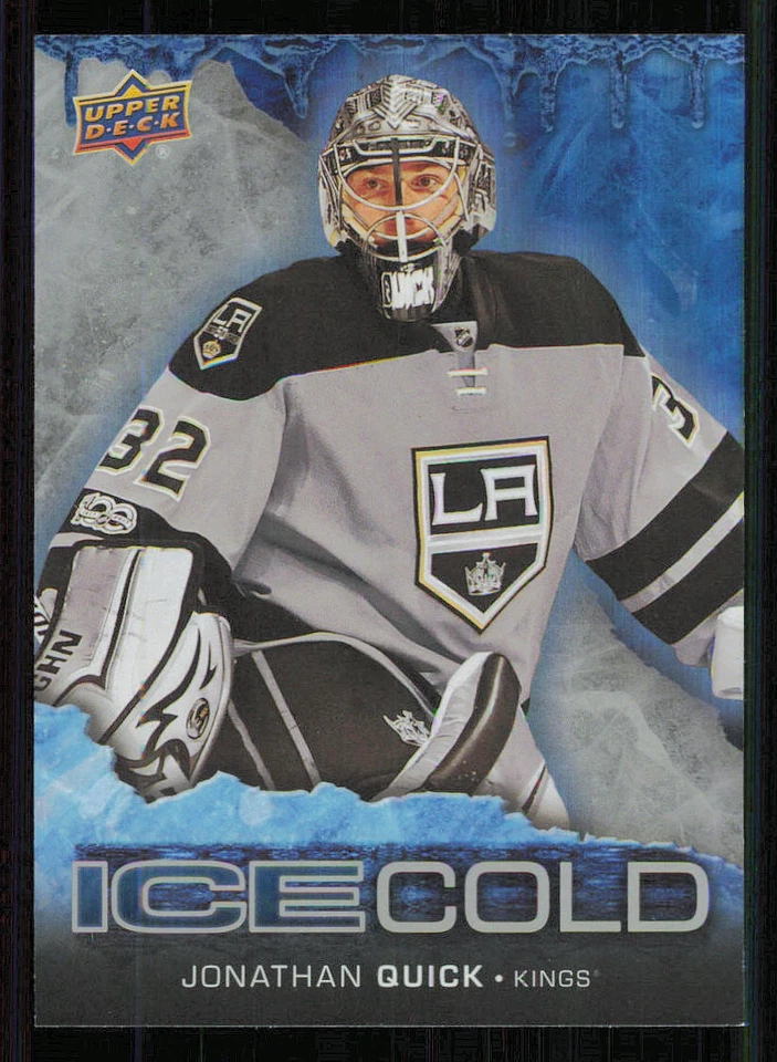 2017-18 Upper Deck Overtime Ice Cold #IC5 Jonathan Quick - Image 1 of 2