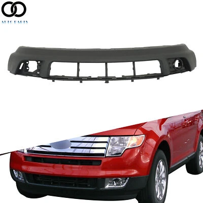 For 2007-2010 Ford Edge Lower Front Bumper Cover With Fog Light Holes Primed Foto 1 de 4