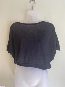 Schwarze Bluse mit Fronttasche Größe S Marke Sound & Matter - Bild 1 von 5