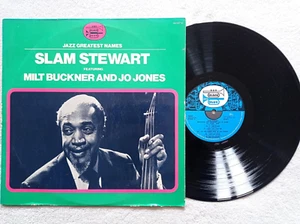 LP 33T SLAM STEWART "Featuring Milt Buckner And Jo Jones" BLACK AND BLUE 33.027° - Imagen 1 de 4