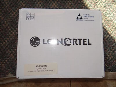 LG-NORTEL ELO ES8 8-PORT ETHERNET SWITCH  - NEW - Image 1 of 2