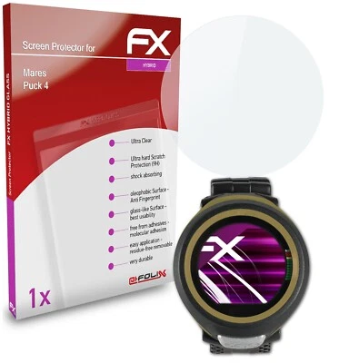 atFoliX Pellicola Vetro per Mares Puck 4 9H Armatura di protezione