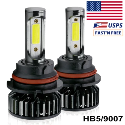 Lâmpadas de farol de LED para Lincoln Navigator Town Car 1998-2002 feixe alto baixo 9007 - Imagem 1 de 4