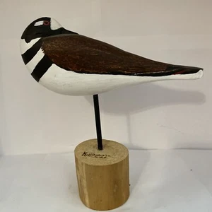 Vintage 1986 Holz Killer Vogel von Harry L Smith 9,5 "hoch x 9" breit - Bild 1 von 12