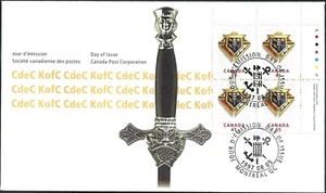 🍁Canada   #1656 URpb   "KNIGHTS OF COLUMBUS"     Brand New 1997 First Day Cover - Picture 1 of 2