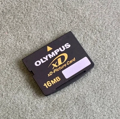 Card for Olympus Olympus 16MB  xD-Picture Card Type M (Made in Japan) TESTED - Image 1 of 2