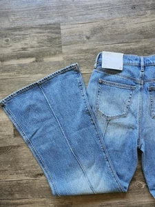 NWT LOFT The Super Flare High Rise Denim Jeans - Picture 1 of 6