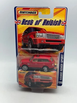 Matchbox Best of British Range Rover Sport, Red, 1:64, NIB - Image 1 of 4
