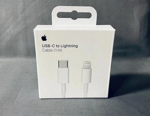 Apple 3ft. (1m) Lightning to USB Cable - White - New In Box - Photo 1 sur 4