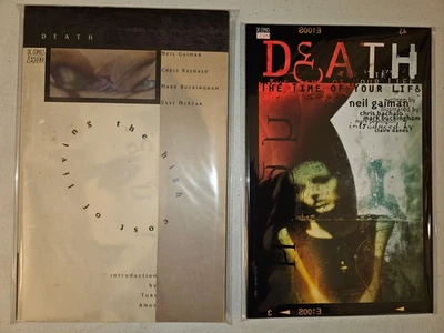 Death The High Cost of Living HC + Time of Your Life TPB (Lote de 2) Vertigo * Foto 1 de 4