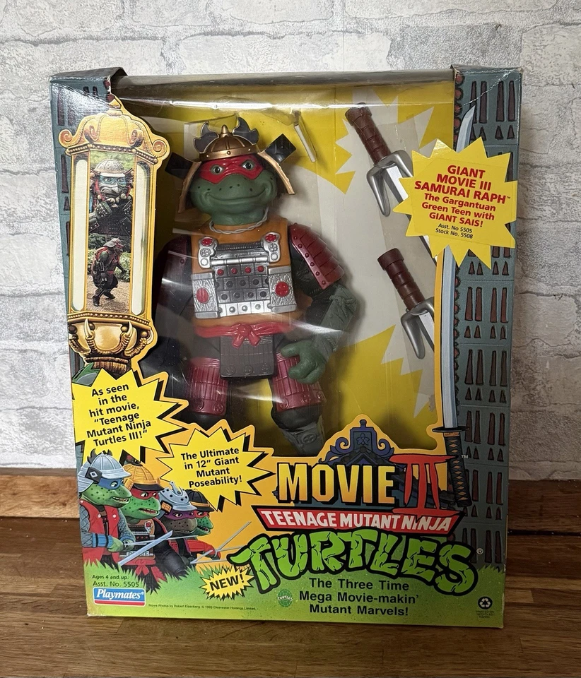 Tmnt Playmates Giant Playmates GIANT MOVIE III SAMURAI RAPH - Image 1 of 4