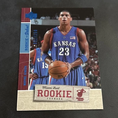 2005-06 Upper Deck Rookie Debut Blue Basketball Card #127 Wayne Simien #d/150 - Image 1 of 4