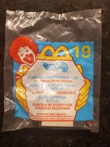 Classic HOT WHEELS: CHAMPION CAR #19 - 1999 McDonalds Happy Meal Diecast Toy Car - Picture 1 of 2