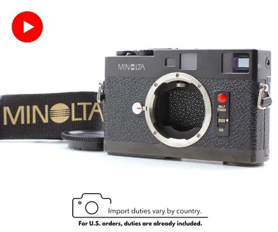 All Works [MINT /Strap] Minolta CLE Rangefinder 35mm Film Camera Body From JAPAN - Image 1 of 4