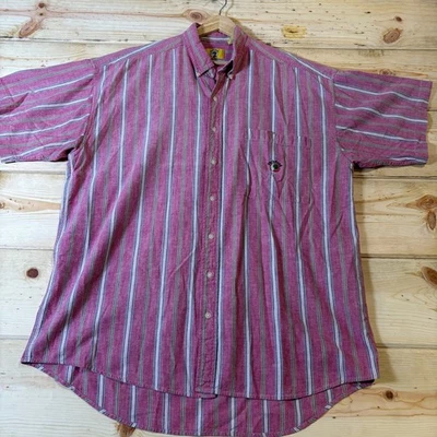 Duck Head Mens XL Button Up Shirt Striped Short Sleeve Casual Classic Preppy - Image 1 of 4