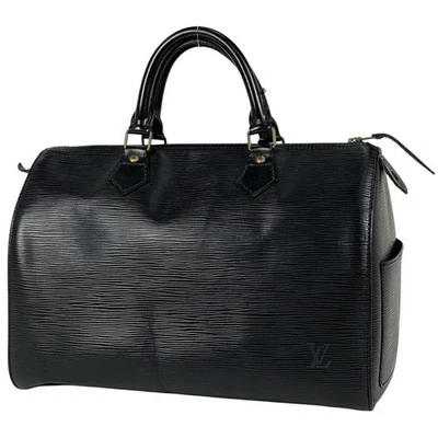 Bolso Louis Vuitton Epi Speedy 30 Noir Negro M43002 Boston Rango BC Foto 1 de 4
